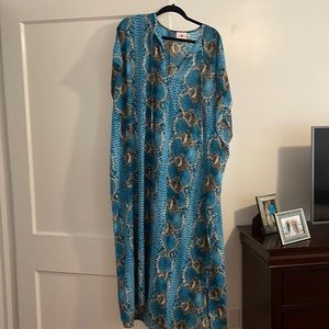 Buddy love snakeskin print maxi dress